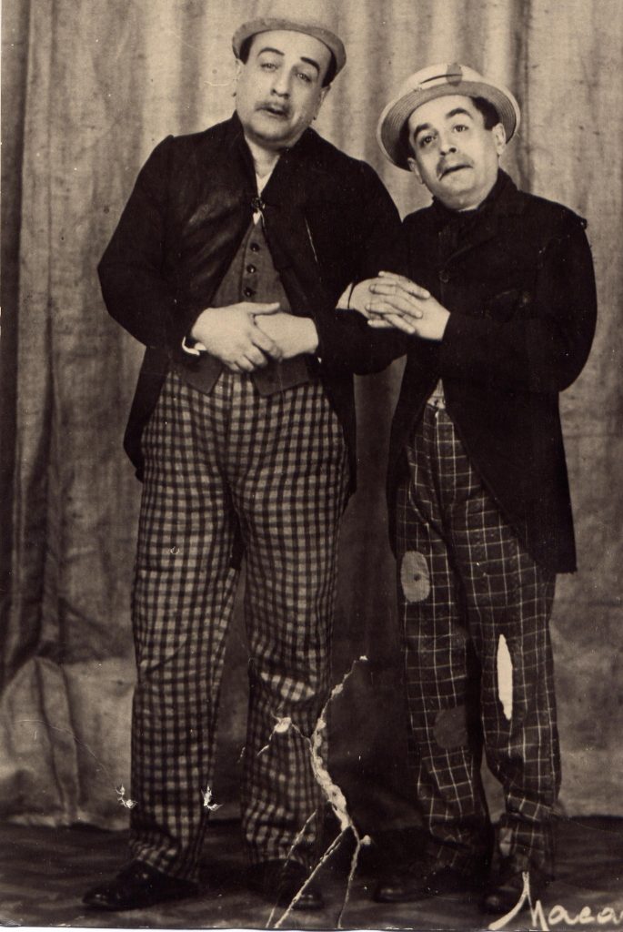 Vincenzo Scarpetta e Ninuccio Di Napoli (Felice e Pasquale) in un'edizione degli anni trenta
