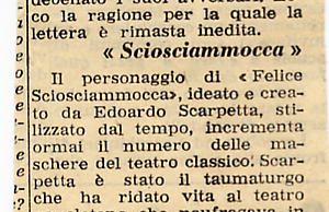 La risposta che Benedetto Croce diede sui giornali ad Eduardo Scarpetta in merito alla questione sul "teatro d'arte" (2 di 2)